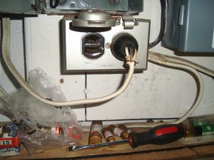 Improper wiring